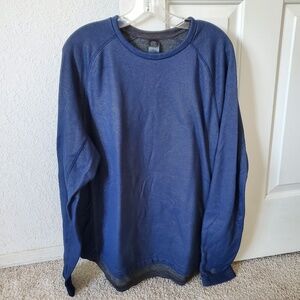 C9 by Champion Blue Plush Interior Long Sleeve Pullover Men's Sweatshirt XL